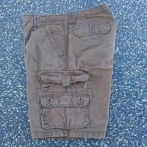 Lee DUNGAREES Cargo shorts rugged 8 pockets! Dark Khak